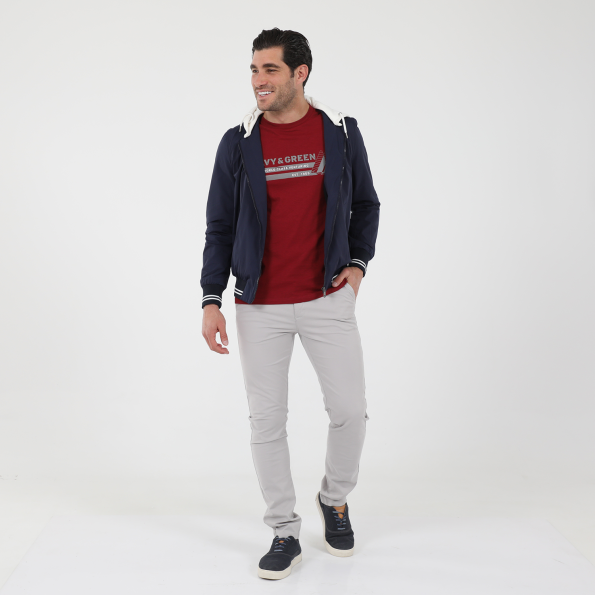 Ανδρικό bomber jacket NAVY & GREEN μπλε Ανδρικά