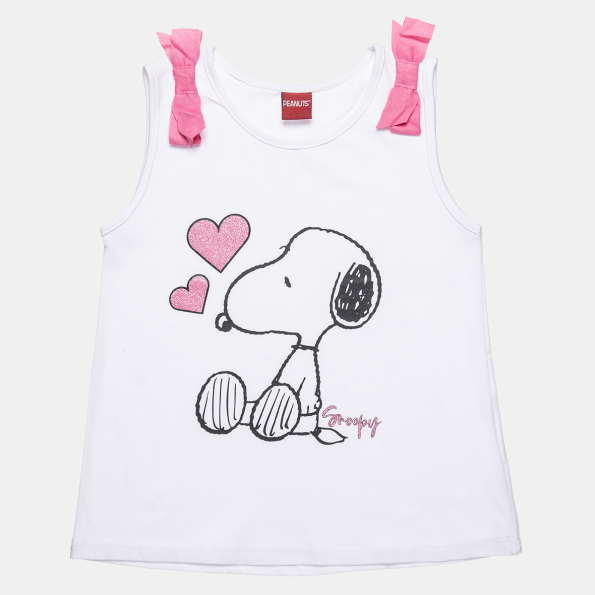 Παιδική μπλούζα ALOUETTE Snoopy λευκή
