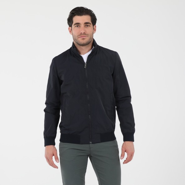 Ανδρικό bomber jacket NAVY & GREEN μπλε