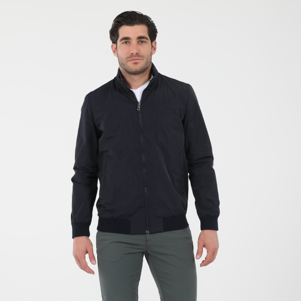 Ανδρικό bomber jacket NAVY & GREEN μπλε