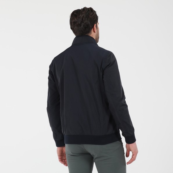 Ανδρικό bomber jacket NAVY & GREEN μπλε