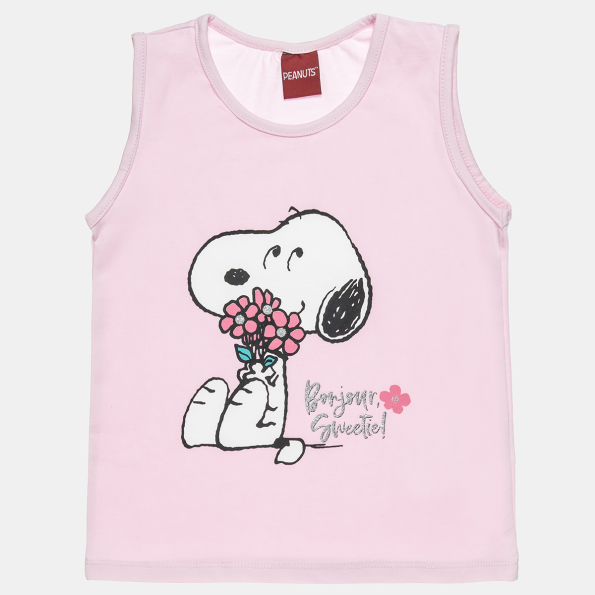 Παιδική μπλούζα ALOUETTE SNOOPY ροζ