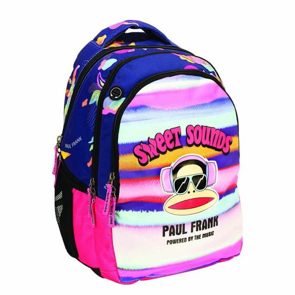Σχολικό σακίδιο δημοτικού Paul Frank Sweet Sounds 346-71031 (48x33x28εκ.)