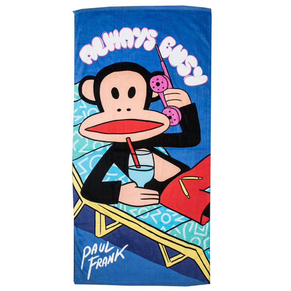 Παιδική πετσέτα θαλάσσης ALOUETTE Paul Frank  PF91002 μπλε