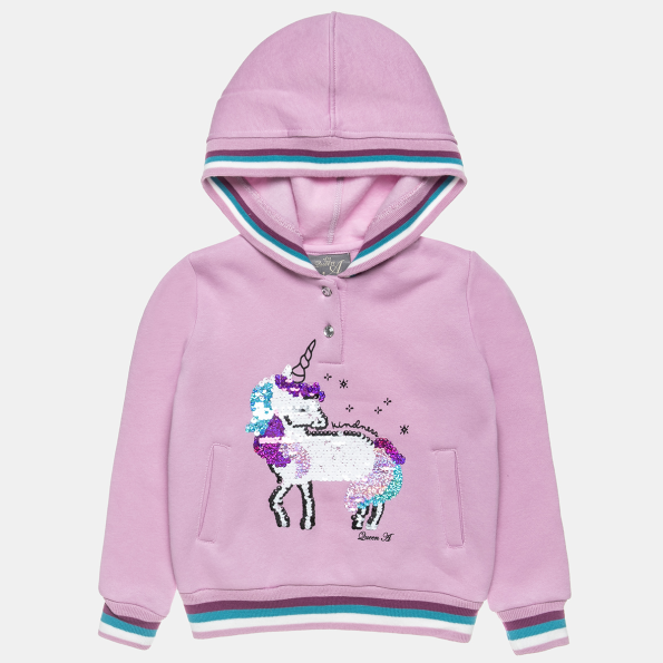 Παιδική φούτερ μπλούζα ALOUETTE ροζ Παιδική φούτερ μπλούζα ALOUETTE ροζ