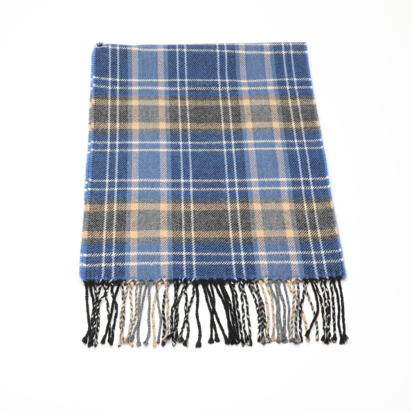 Ανδρικό κασκόλ NAVY & GREEN μπλε μπεζ