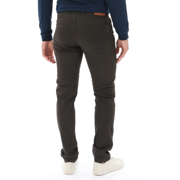 Ανδρικό casual παντελόνι NAVY & GREEN MODERN FIT χακί Ανδρικά