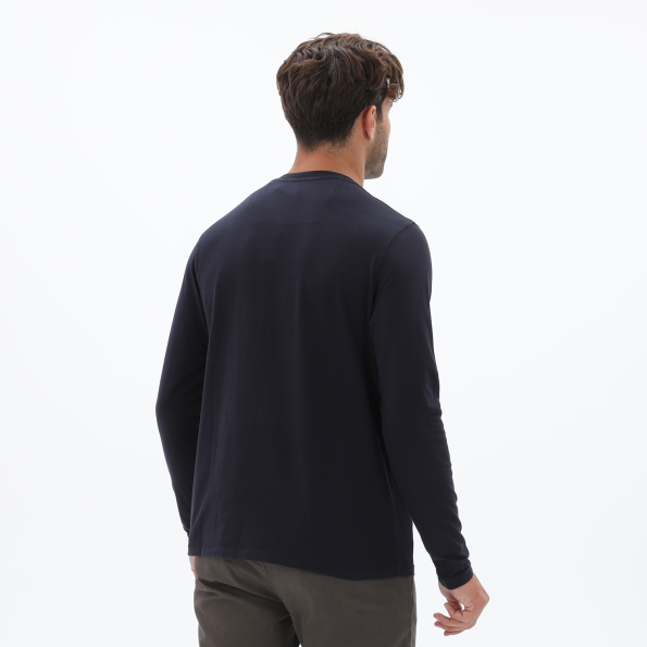 Ανδρική μπλούζα NAVY & GREEN μπλε Ανδρικά
