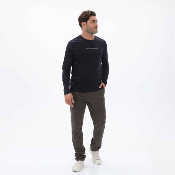 Ανδρική μπλούζα NAVY & GREEN μπλε Ανδρικά