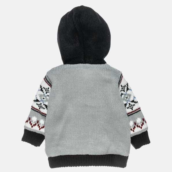 Παιδική πλεκτή ζακέτα ALOUETTE γκρι Παιδικά