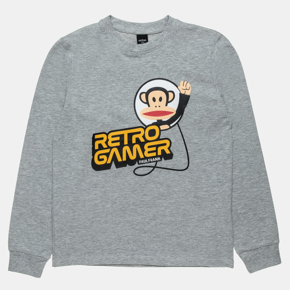 Παιδική μπλούζα PAUL FRANK γκρι Παιδική μπλούζα PAUL FRANK γκρι