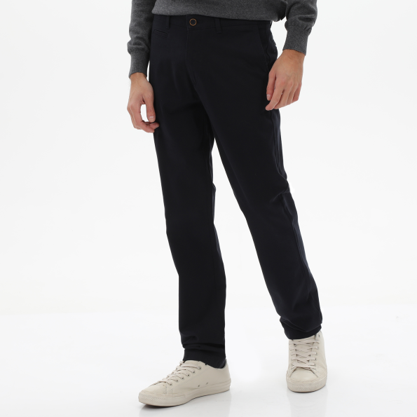 Ανδρικό chino παντελόνι NAVY & GREEN MODERN FIT μπλε Ανδρικά