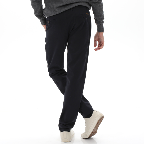 Ανδρικό chino παντελόνι NAVY & GREEN MODERN FIT μπλε Ανδρικά