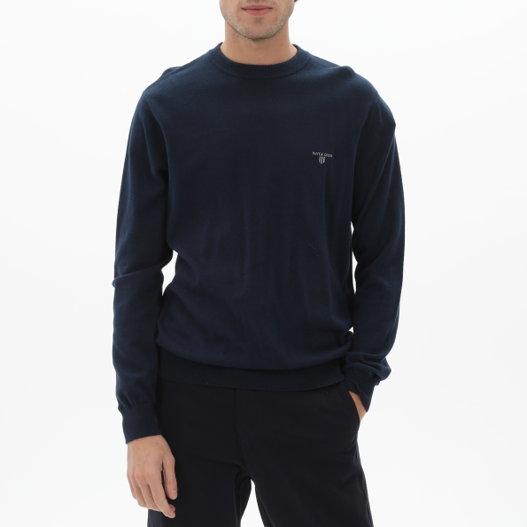 Ανδρικό πουλόβερ NAVY & GREEN πετρόλ