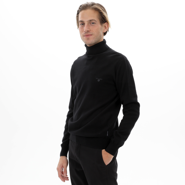 Ανδρικό πλεκτό ζιβάγκο NAVY & GREEN μαύρο Ανδρικά