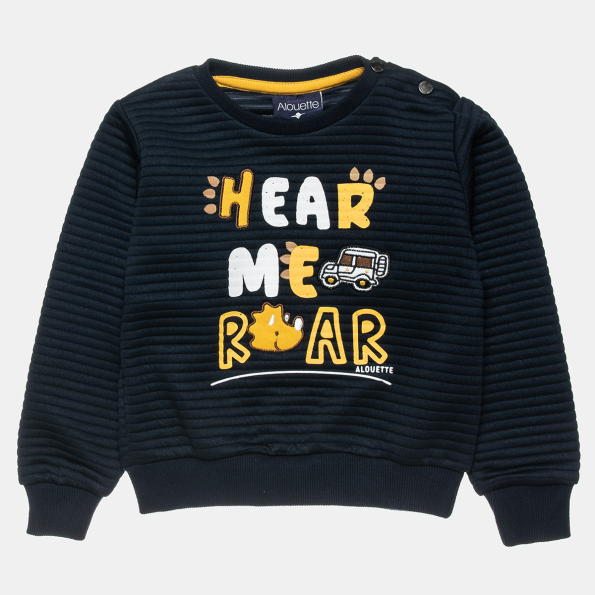 Παιδική φούτερ μπλούζα ALOUETTE μπλε Παιδική φούτερ μπλούζα ALOUETTE μπλε
