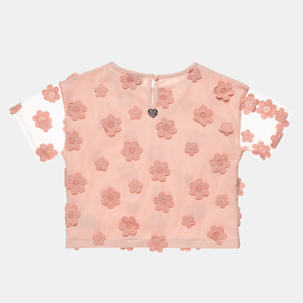 Παιδική μπλούζα ALOUETTE ροζ floral