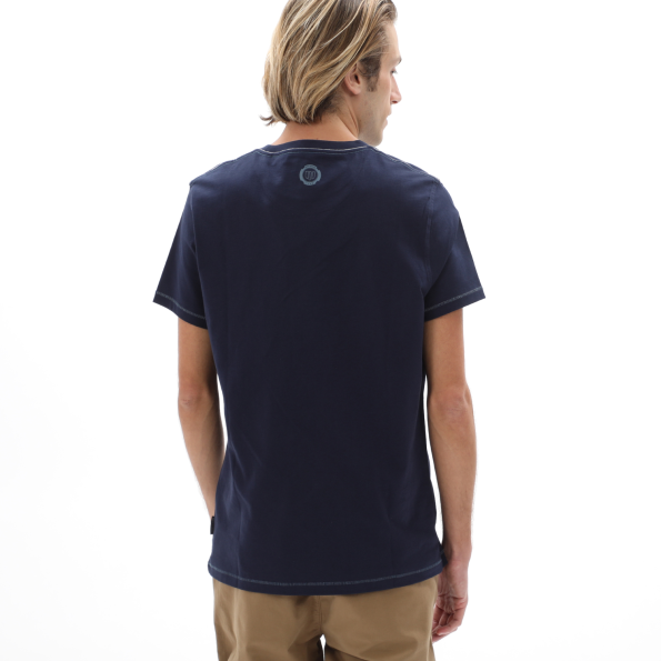 Ανδρικό t-shirt NAVY & GREEN μπλε ναυτικό Ανδρικά