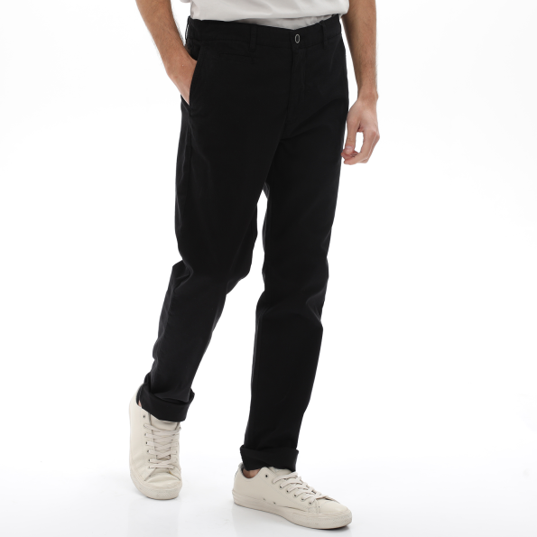 Ανδρικό chino παντελόνι NAVY & GREEN μαύρο