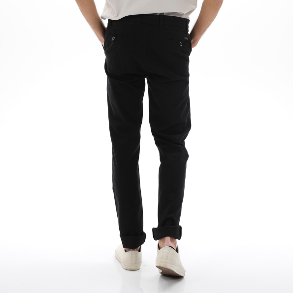 Ανδρικό chino παντελόνι NAVY & GREEN μαύρο