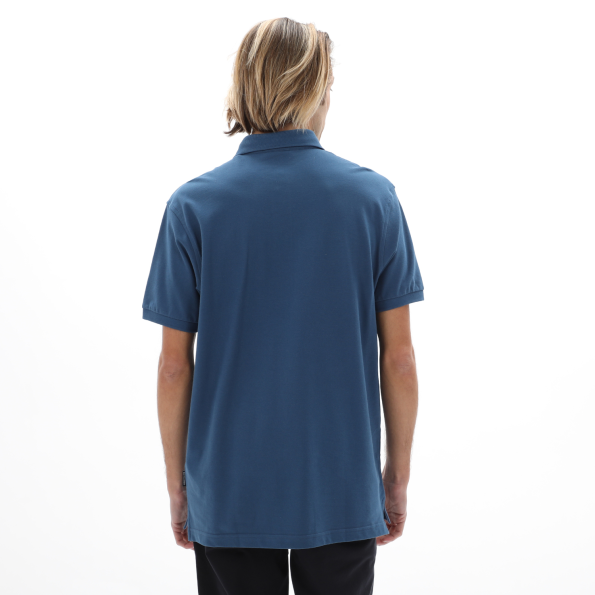Ανδρική polo μπλούζα NAVY & GREEN μπλε Ανδρικά