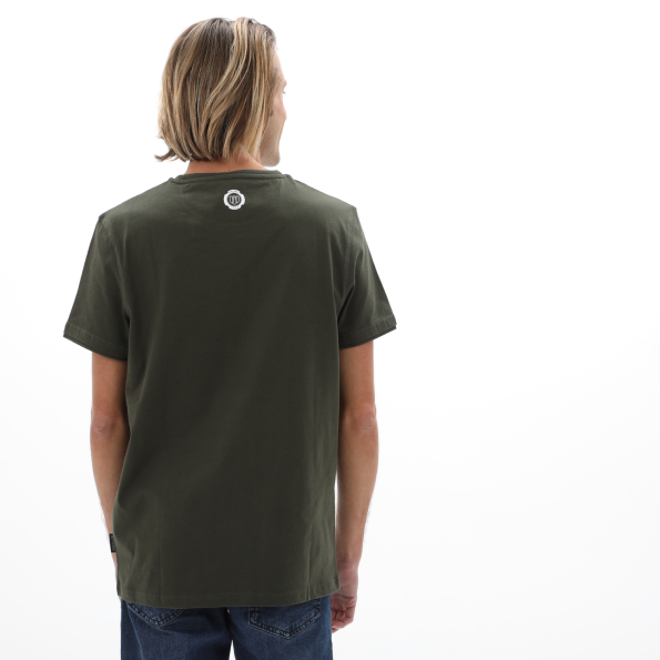 Ανδρικό t-shirt NAVY & GREEN χακί Ανδρικά