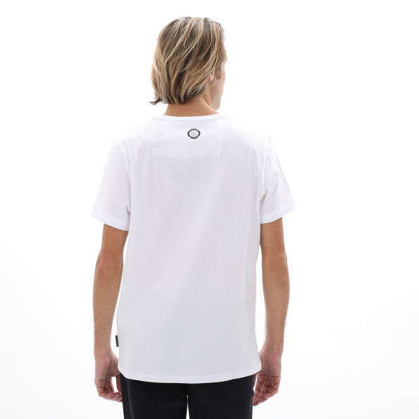 Ανδρικό t-shirt NAVY & GREEN λευκό