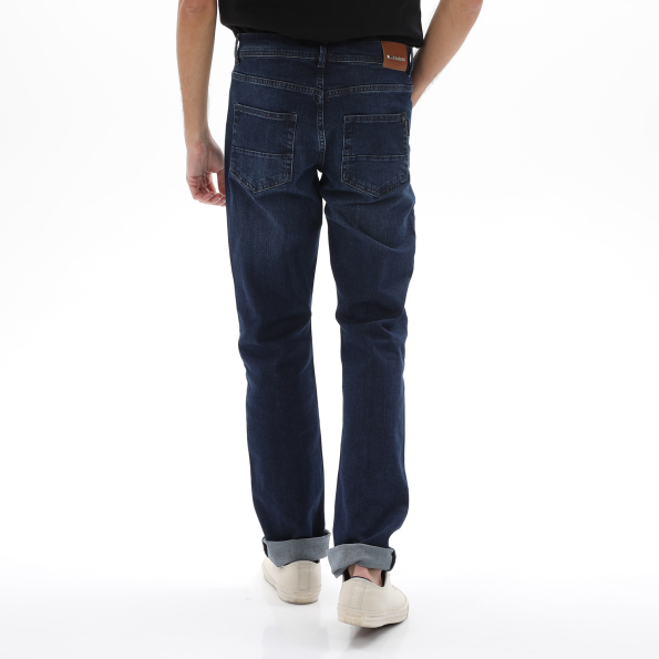 Ανδρικό jean παντελόνι NAVY & GREEN μπλε σκούρο