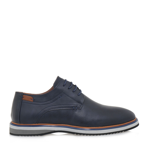Ανδρικά casual δετά παπούτσια JK LONDON S592A6241 μπλε