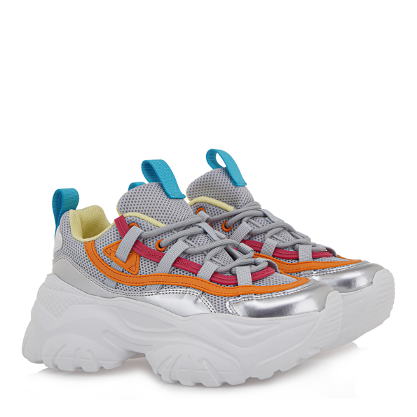 Γυναικεία sneakers RENATO GARINI S114U1323 ασημί Γυναικεία