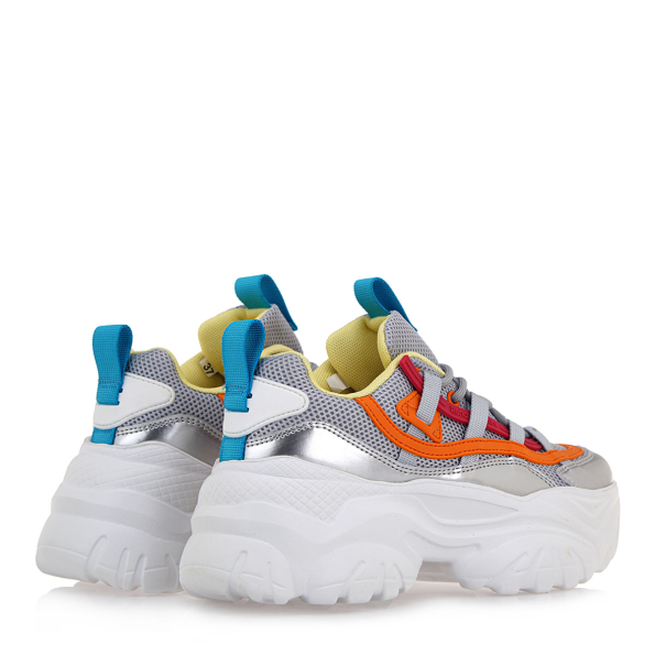 Γυναικεία sneakers RENATO GARINI S114U1323 ασημί Γυναικεία