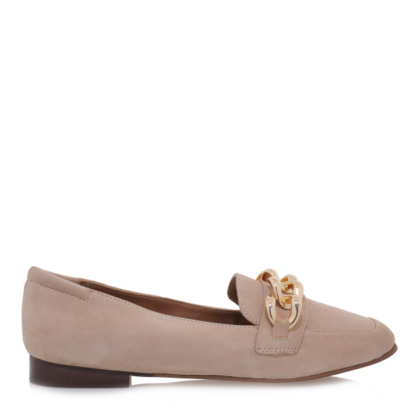 Γυναικεία loafers GIOVANNI MORELLI S116G4841 μπεζ