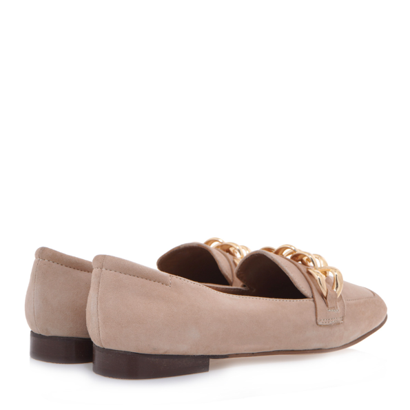Γυναικεία loafers GIOVANNI MORELLI S116G4841 μπεζ Γυναικεία