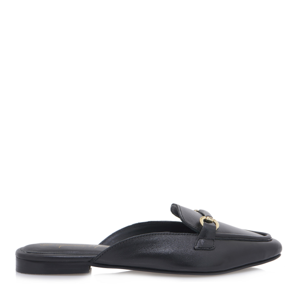 Γυναικεία flat mules GIOVANNI MORELLI S416G6221 μαύρα