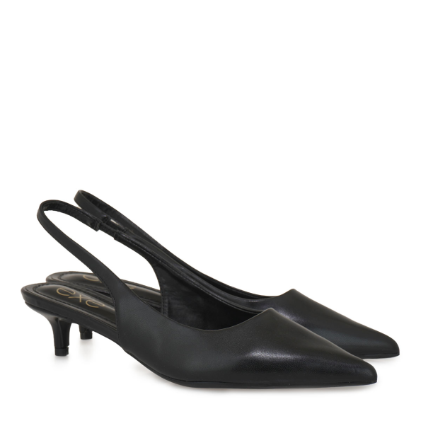 Γυναικείες γόβες slingback EXE S47001582 μαύρες Γυναικεία