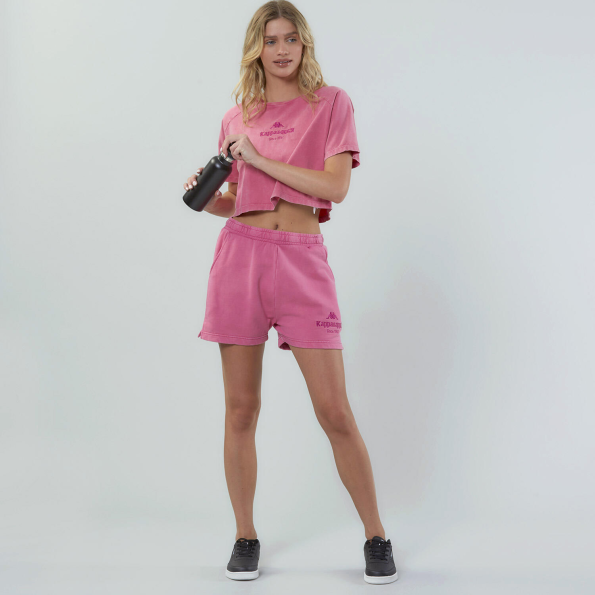 Γυναικείο cropped t-shirt KAPPA 1156520012 Authentic Premium Lumy ροζ