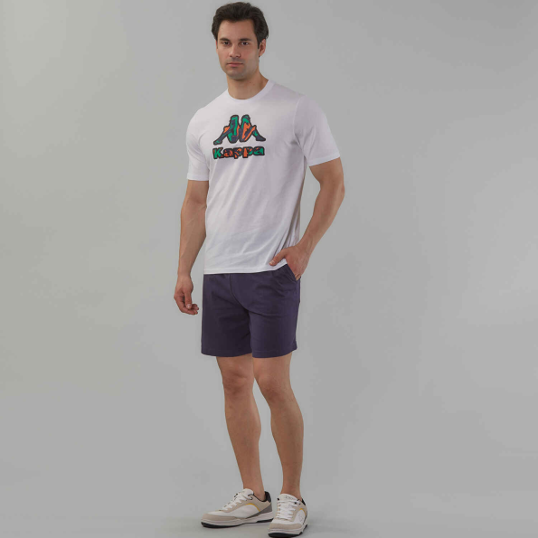 Ανδρικό t-shirt KAPPA 1156520016 Logo Fioro λευκό
