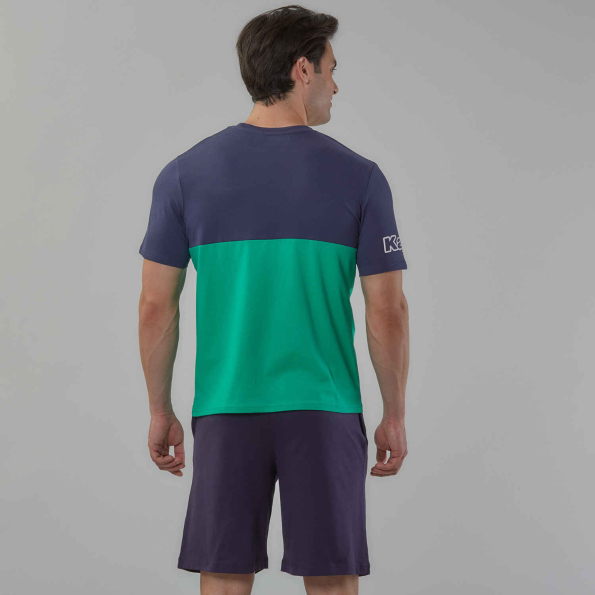 Ανδρικό t-shirt KAPPA 1156520018 Logo Feffo πράσινο μπλε Ανδρικά