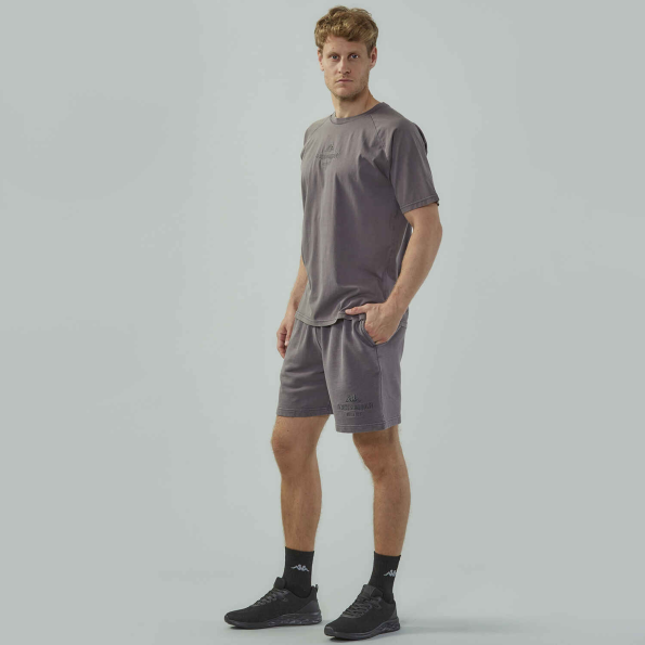 Ανδρική κοντομάνικη μπλούζα KAPPA Authentic μαύρο Ανδρικά