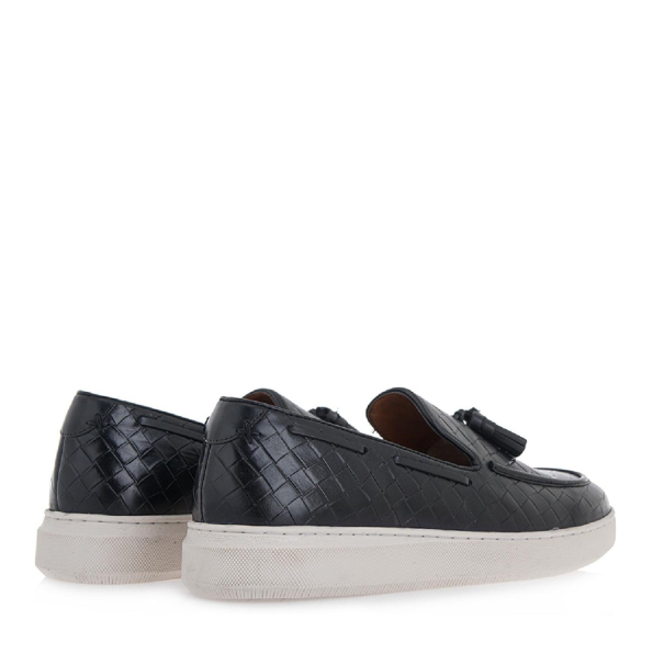 Ανδρικά loafers RENATO GARINI S540S3172 μαύρα Ανδρικά