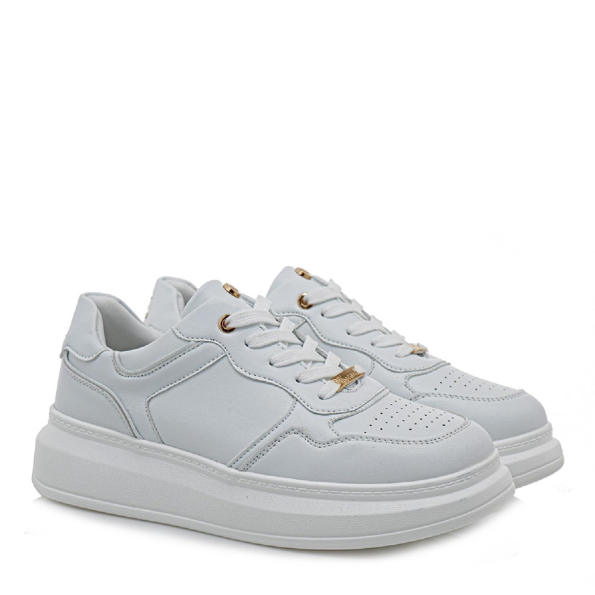 Γυναικεία sneakers JK LONDON T104B1402 λευκά Γυναικεία