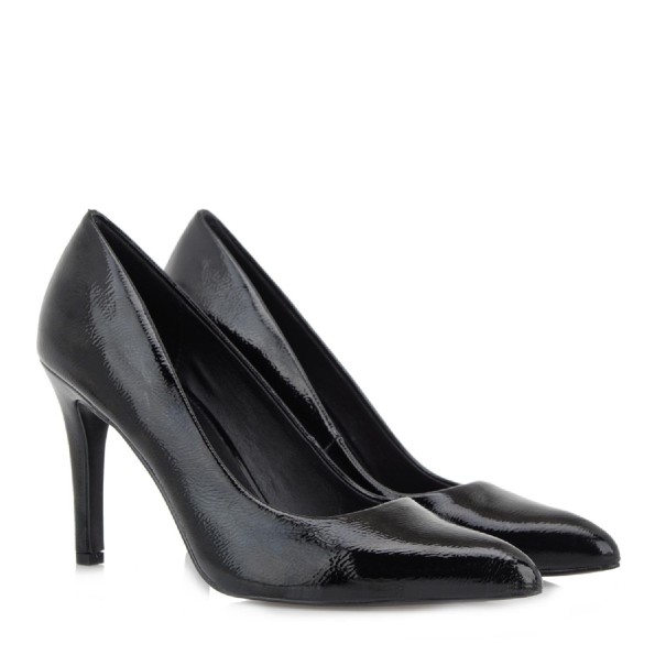 Γυναικείες γόβες TXT WOMEN FASHION SHOES T192A0115 μαύρες λουστρίνι