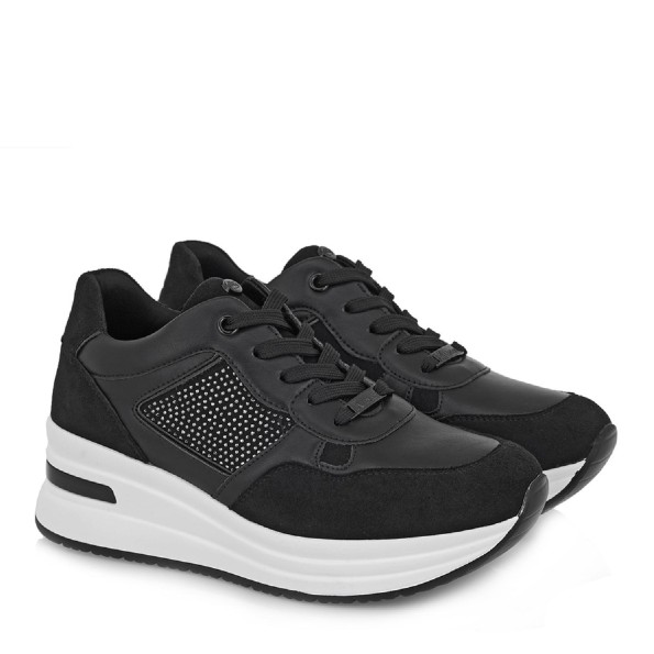 Γυναικεία casual sneakers JK LONDON  T104B2472 μαύρα