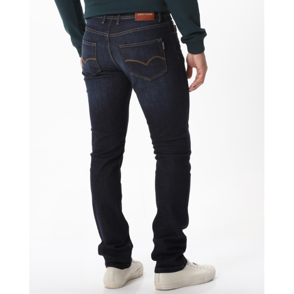 Ανδρικό jean παντελόνι NAVY & GREEN low waist μπλε  Ανδρικά