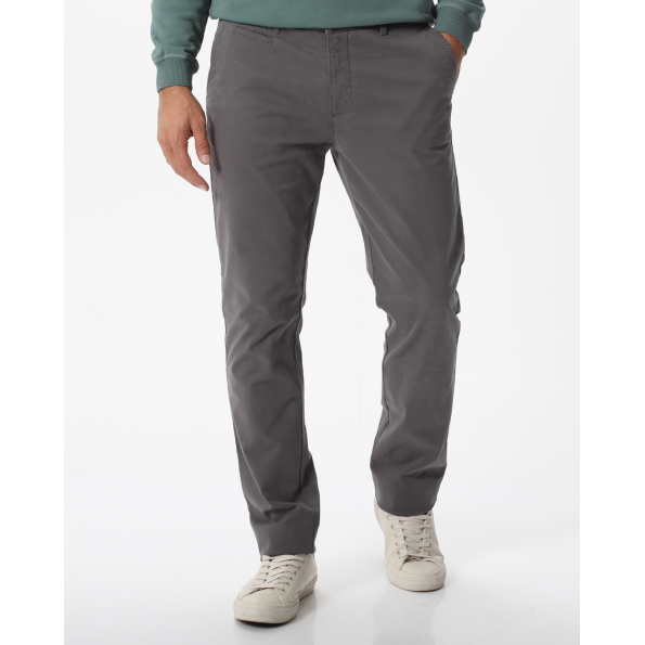 Ανδρικό chino παντελόνι NAVY & GREEN γκρι