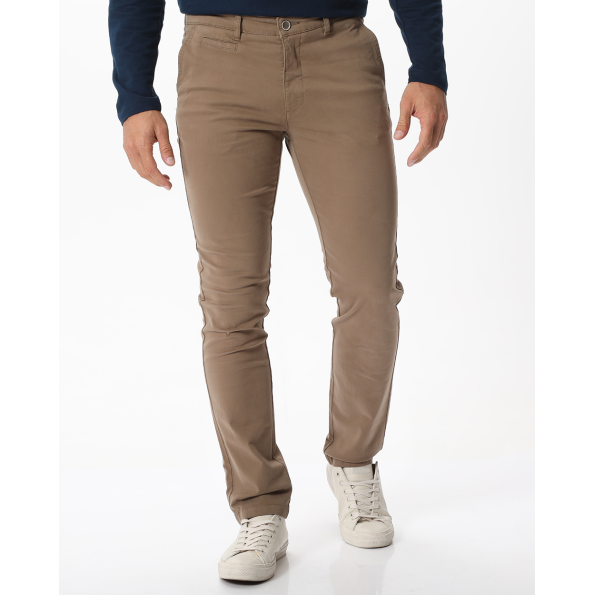 Ανδρικό chino παντελόνι NAVY & GREEN μπεζ 