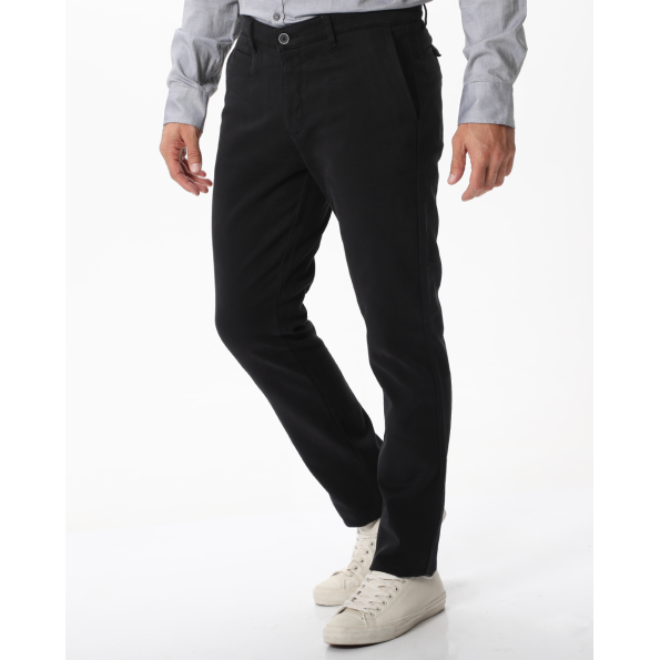 Ανδρικό chino παντελόνι NAVY & GREEN μαύρο  Ανδρικά