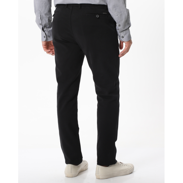 Ανδρικό chino παντελόνι NAVY & GREEN μαύρο  Ανδρικά