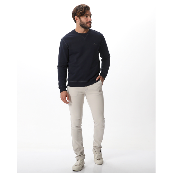 Ανδρικό chino παντελόνι NAVY & GREEN εκρού Ανδρικά