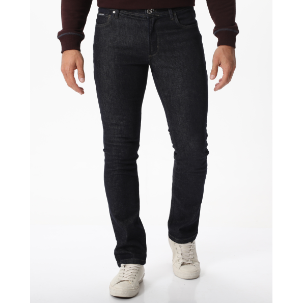 Ανδρικό jean παντελόνι NAVY & GREEN low waist σκούρο μπλε 
